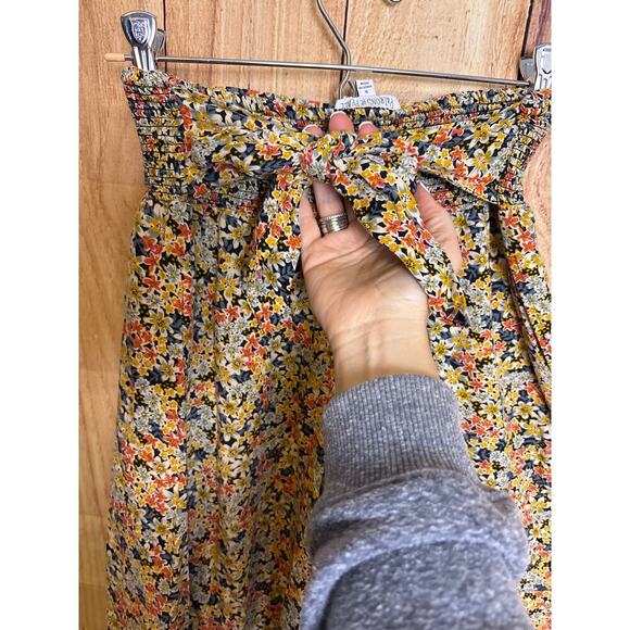 Patrons of Peace Floral Print Flowy Wide Legged Pants Women's Size S - Picture 7 of 9